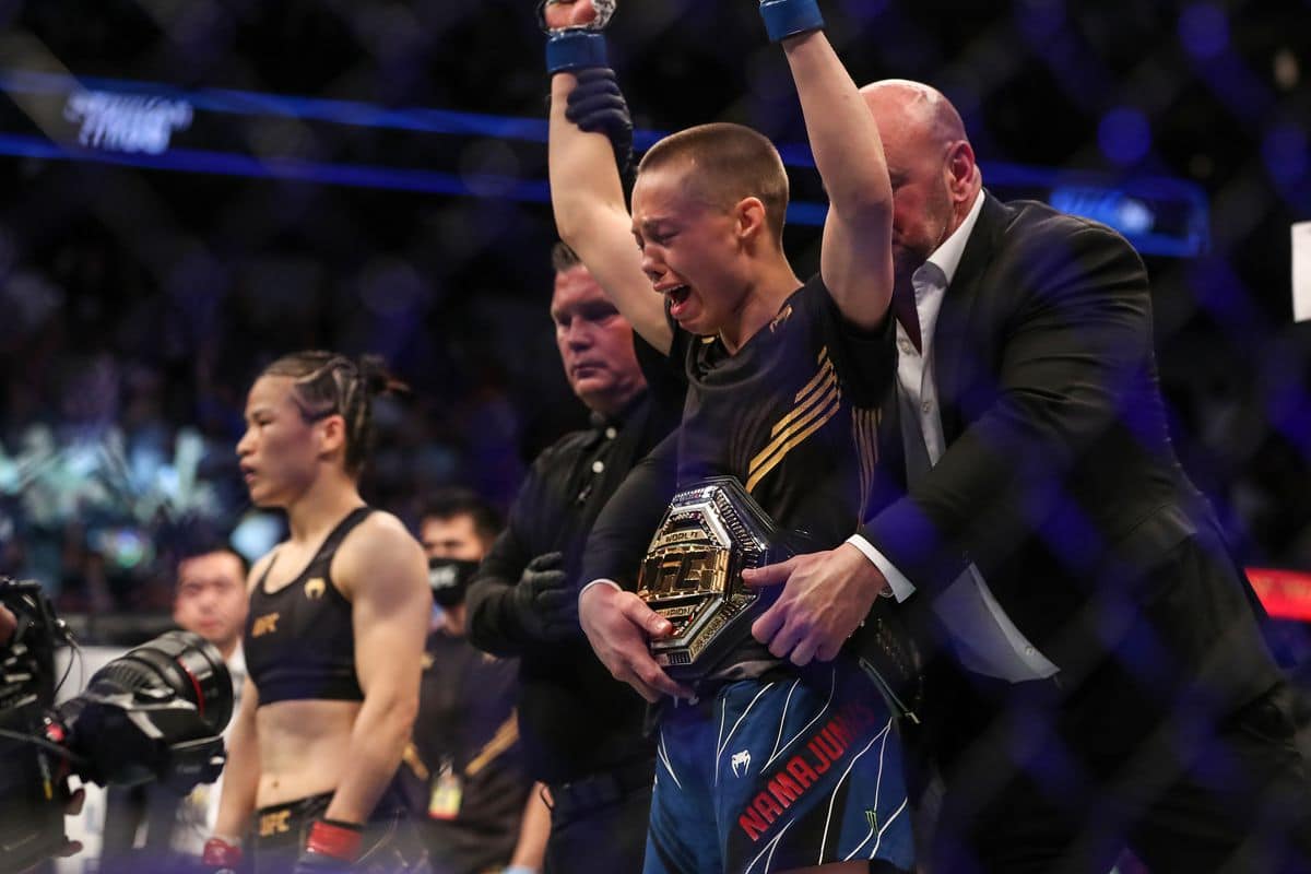 UFC 261: ROSE NAMAJUNAS VICTORY