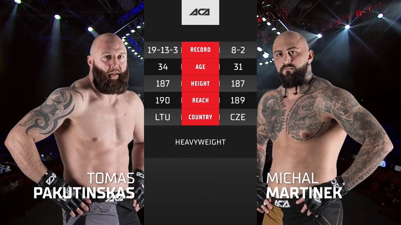 Tomas Pakutinskas ACA 122 Full Fight